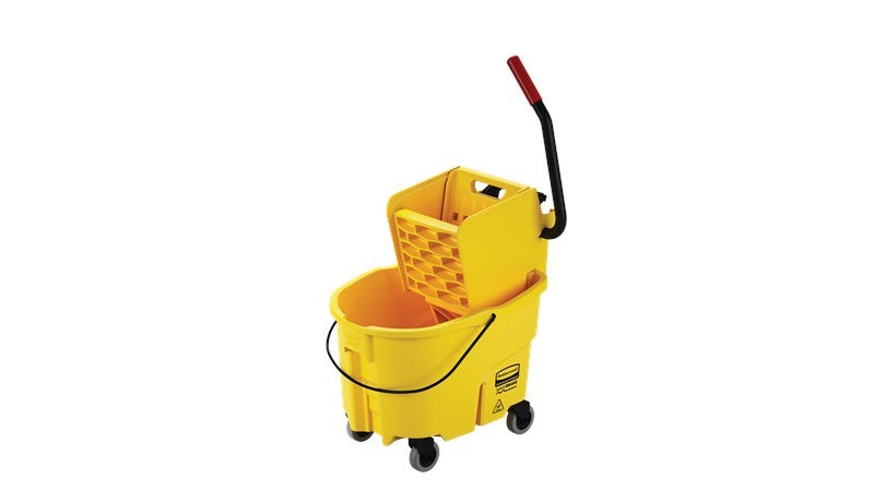 WAVEBRAKE® 26 QT BUCKET AND CASTERS, YELLOW