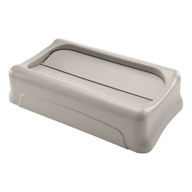 Rubbermaid Commercial Slim Jim® Swing Lid Beige