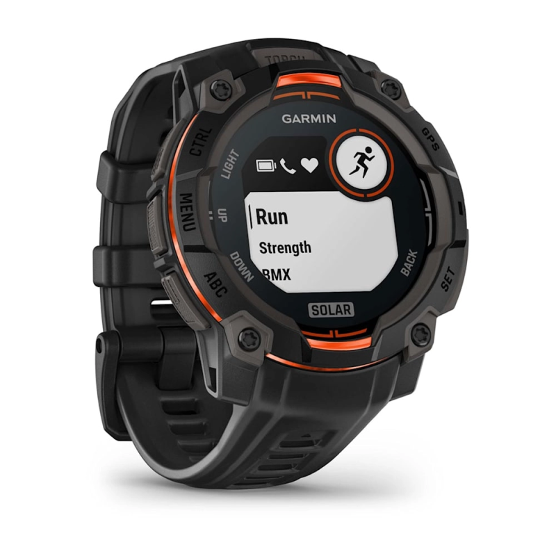 Garmin Instinct® 3 – 45 mm, Solar Black with Black Band
