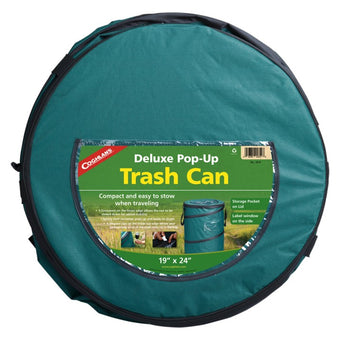 compare product Coghlan's Deluxe Pop-Up Trash Can