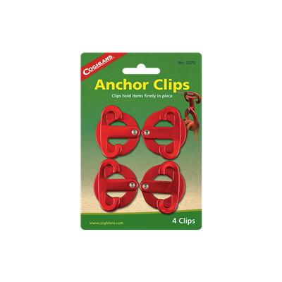 Coghlan's Anchor Clips - 4 Pack