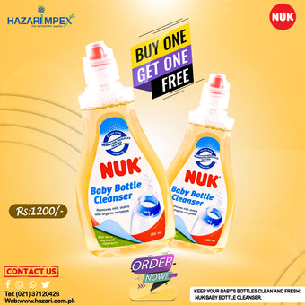 compare product Nuk Baby Bottle Cleanser 380ml Buy 1 Get 1 Free