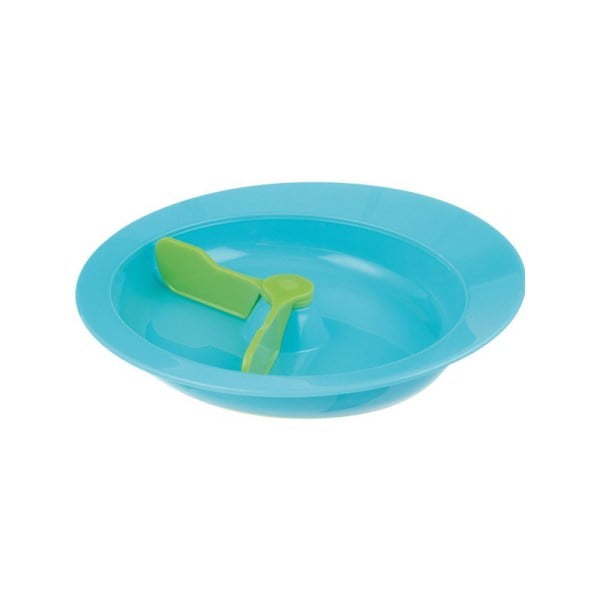PLATE WITH COMPARTMENTS