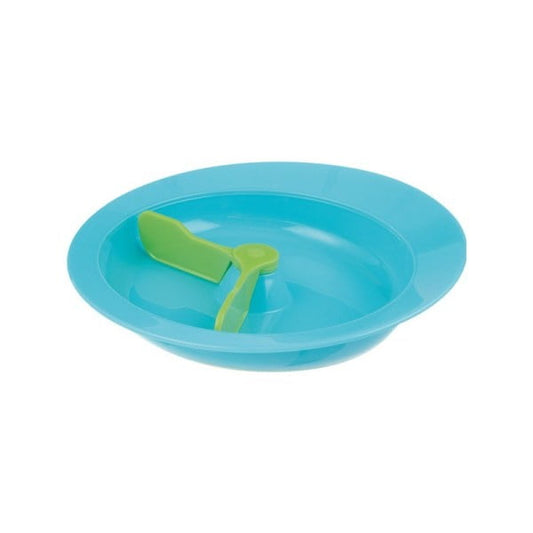 PLATE WITH COMPARTMENTS