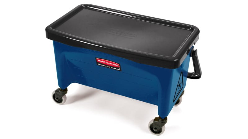 MICROFIBER FINISH BUCKET WITH WRINGER BLUE