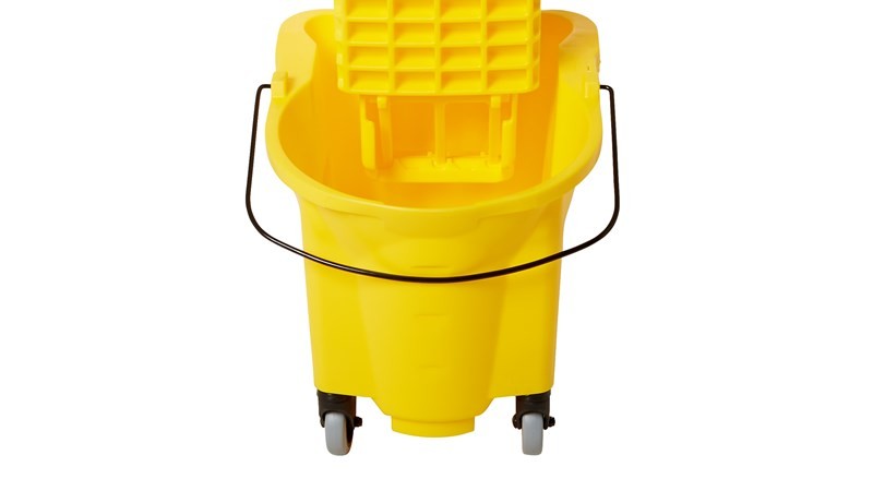 WAVEBRAKE® 26 QT BUCKET AND CASTERS, YELLOW