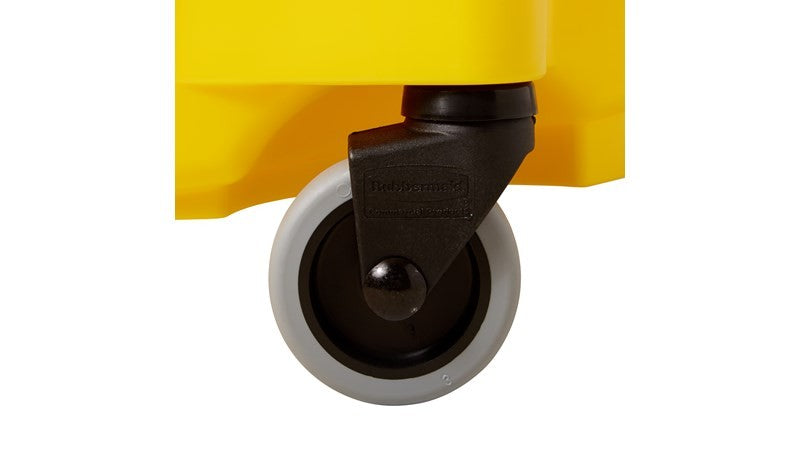 WAVEBRAKE® 26 QT BUCKET AND CASTERS, YELLOW