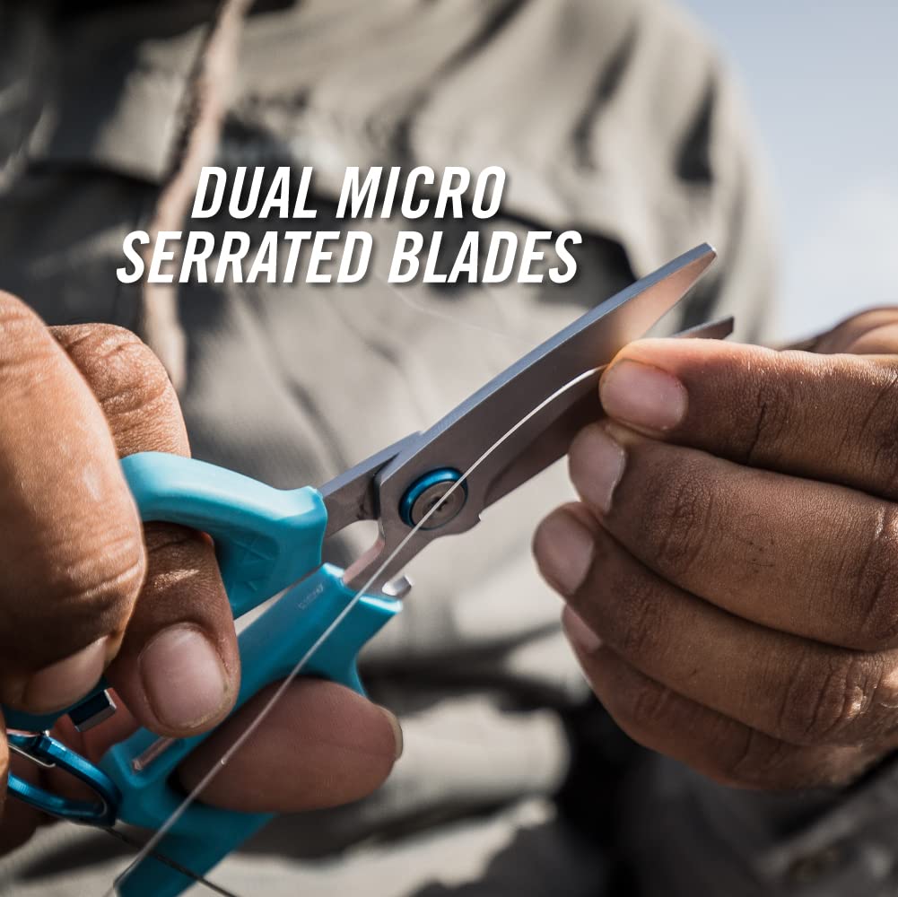 Gerber Gear Neat Freak - Salt - Durable, Ergonomic Fishing Scissors - Features Blunt Nose Tip & Split Shot Crimper - Premium Fishing Gear