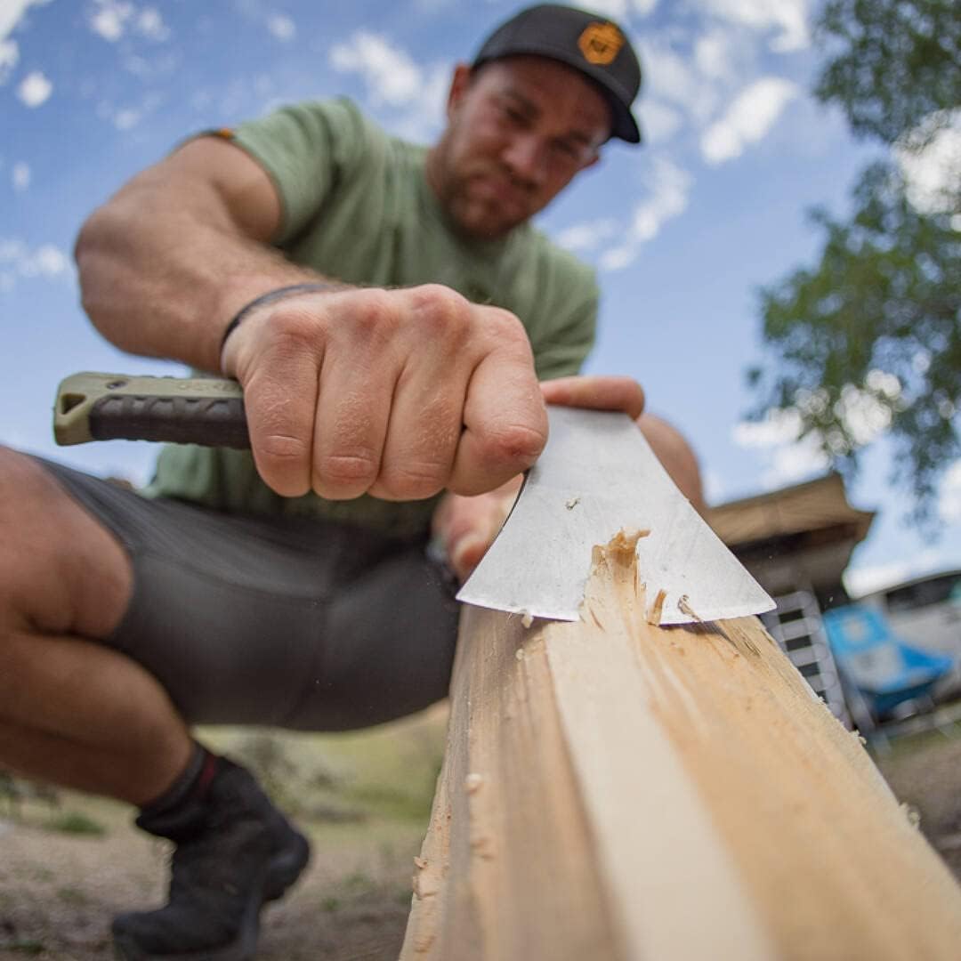 Gerber Gear Pack Hatchet - 3.5" Steel Blade Axe with Full Tang - Survival, Bushcraft and Camping Gear