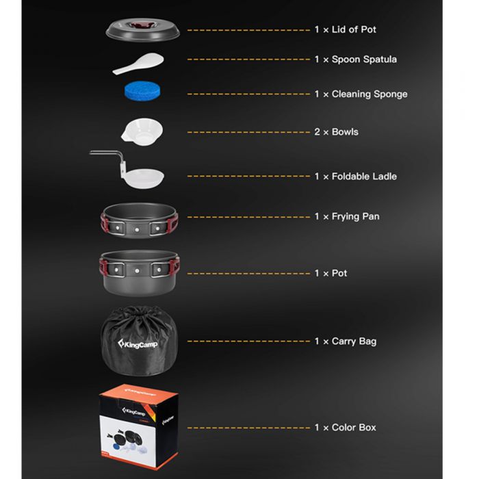 KingCamp Quality Cookware Set