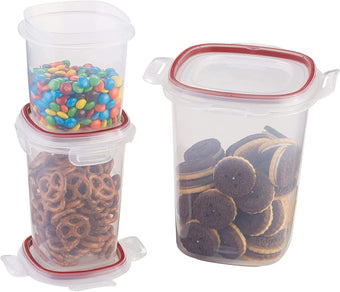 compare product Rubbermaid Lock Its Canister Set, 6-Pieces