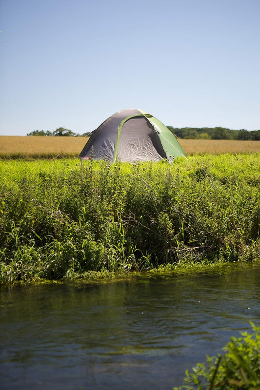 Coleman Darwin 3 Tent, Compact 3 Man Dome Tent, Green/Grey