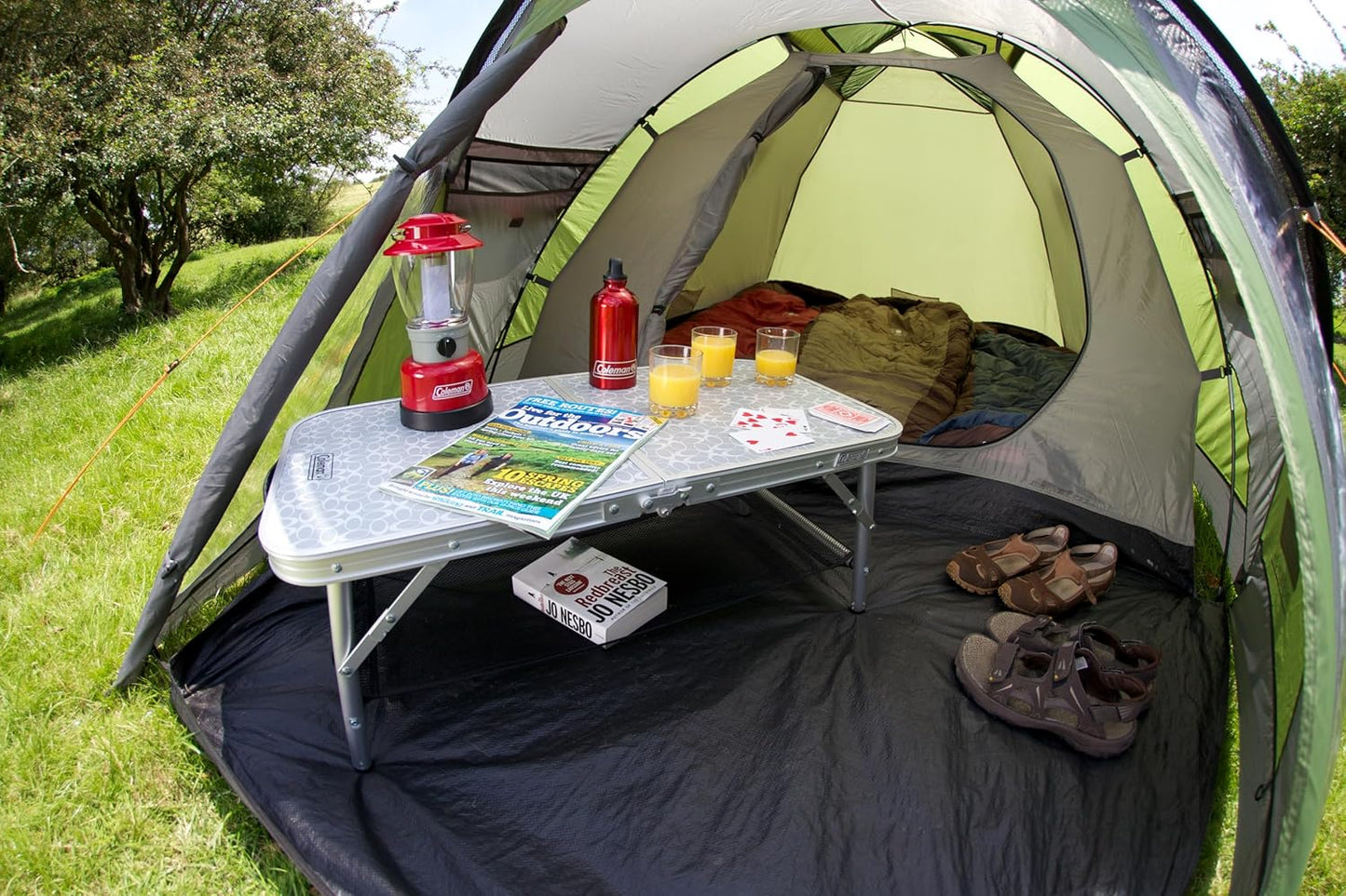 Coleman Tent Darwin 3+, Compact 3 Man Dome Tent, also Ideal for Camping in the Garden, Lightweight 3 Person Hiking Tent, Waterproof