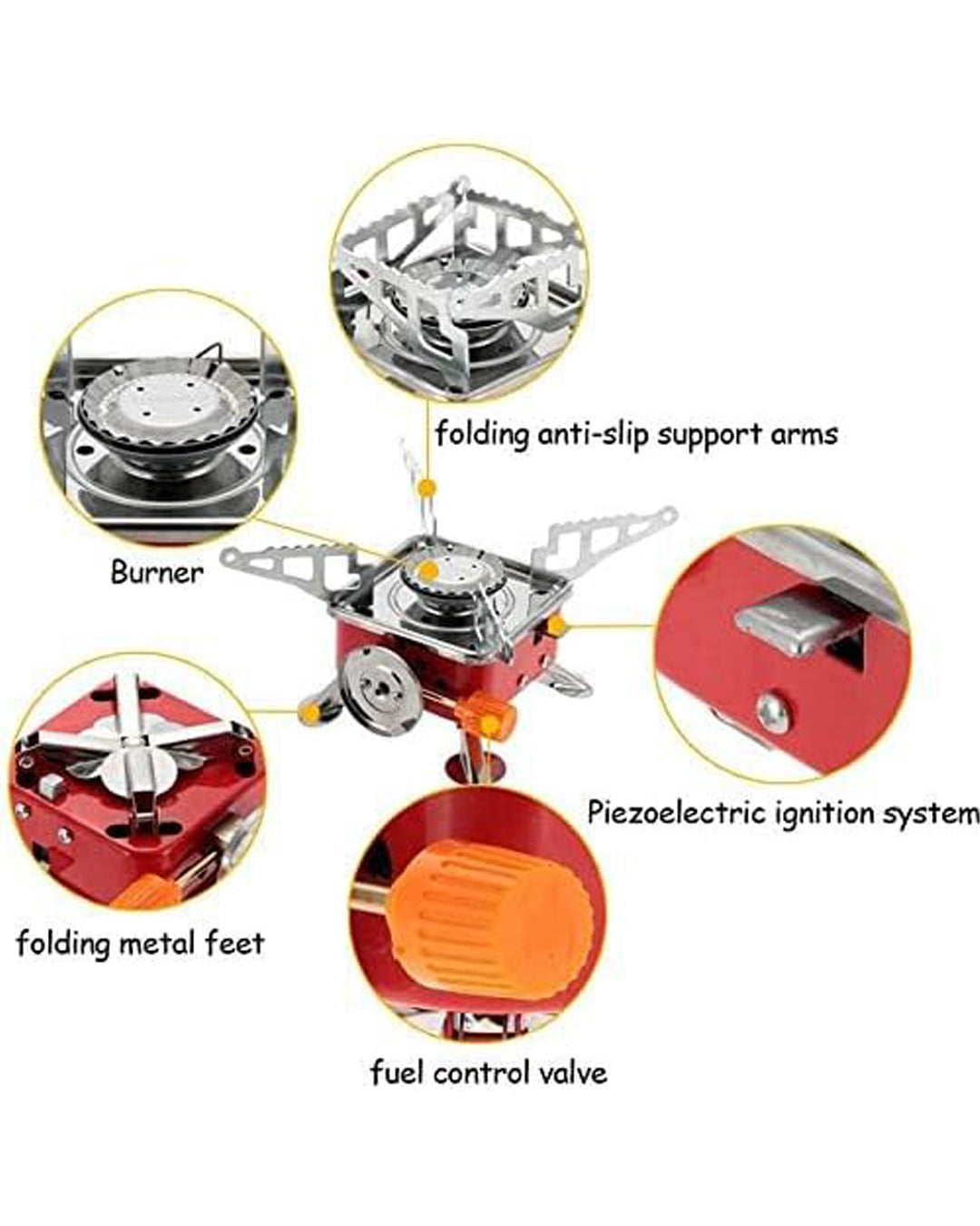 K-202 Portable Camping Mini Gas Stove