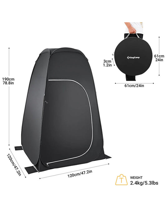 KingCamp Changing Tent Convenience