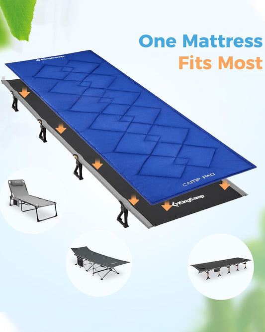 KingCamp KM2003 Soft Cotton Lightweight Camping Sleeping Cot Mat