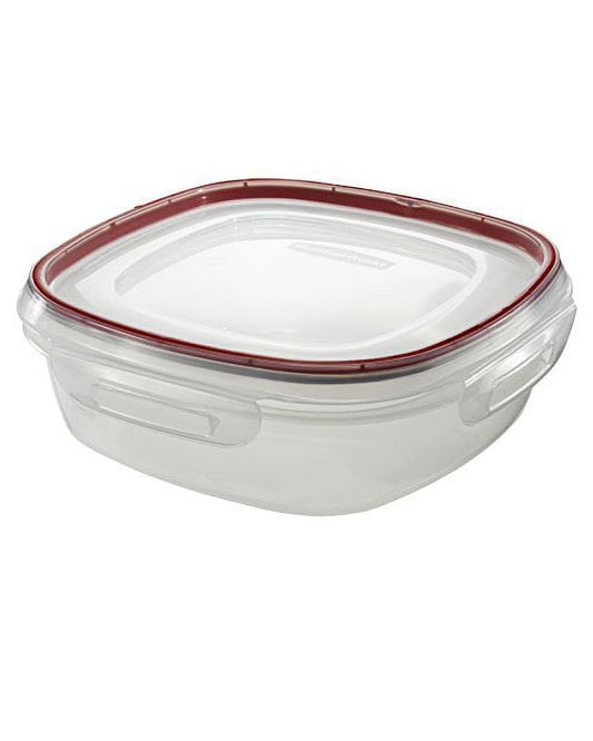 Rubbermaid Lock-its 9-Cup Square Food-Storage Container with Lid