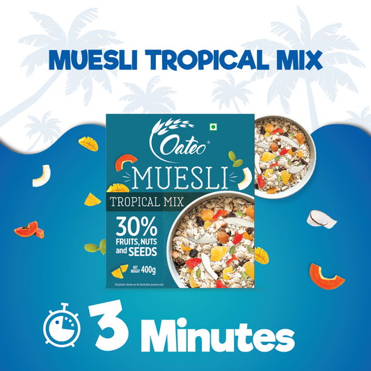 Oateo Muesli Tropical Mix 400g