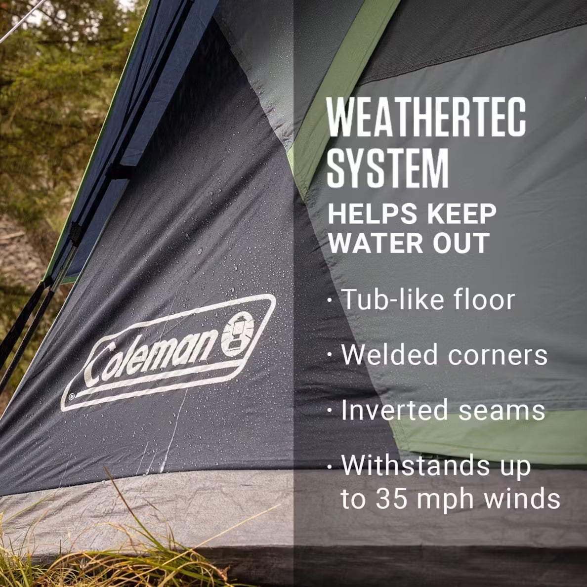 Coleman 6-Person Dark Room™ Skydome™ Camping Tent