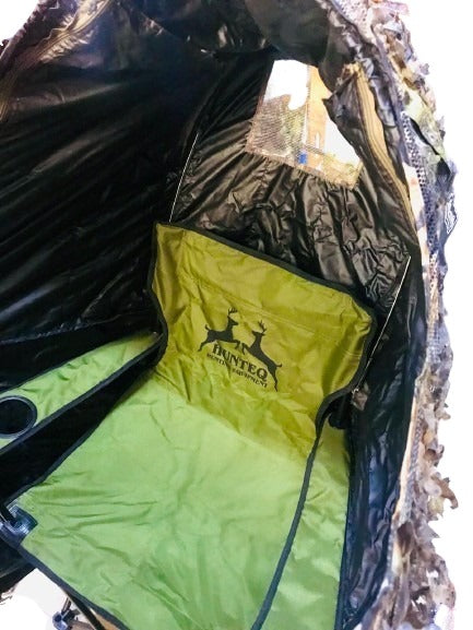 Camouflage Hunting Chair with Concealment Cover