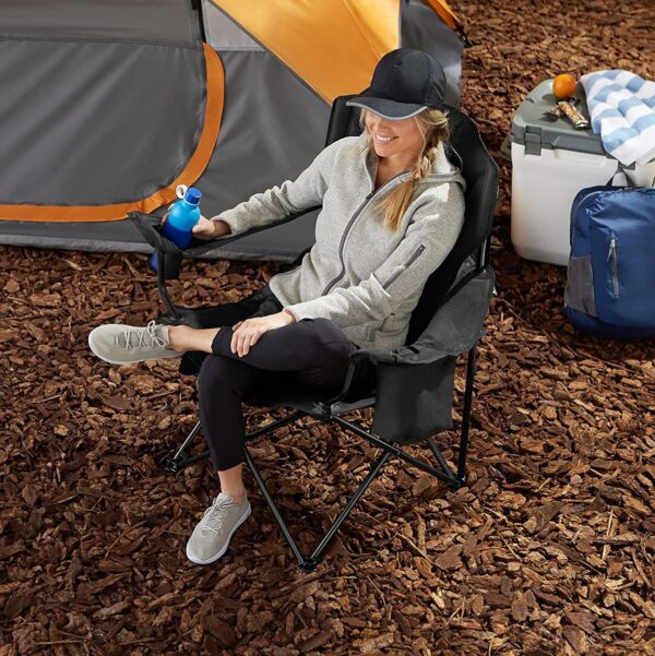 Coleman Quad Camping Chair With Built-In 4-Can Cooler