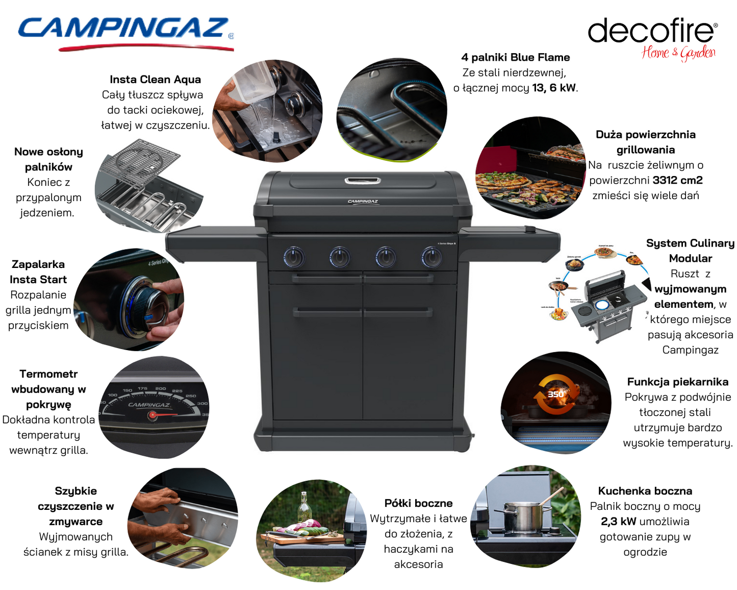 Campingaz BBQ Grill 4 Series Onyx S