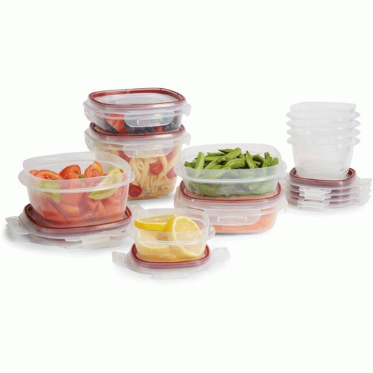 Rubbermaid 20 Pieces Lock-Its Set Food Storage Container