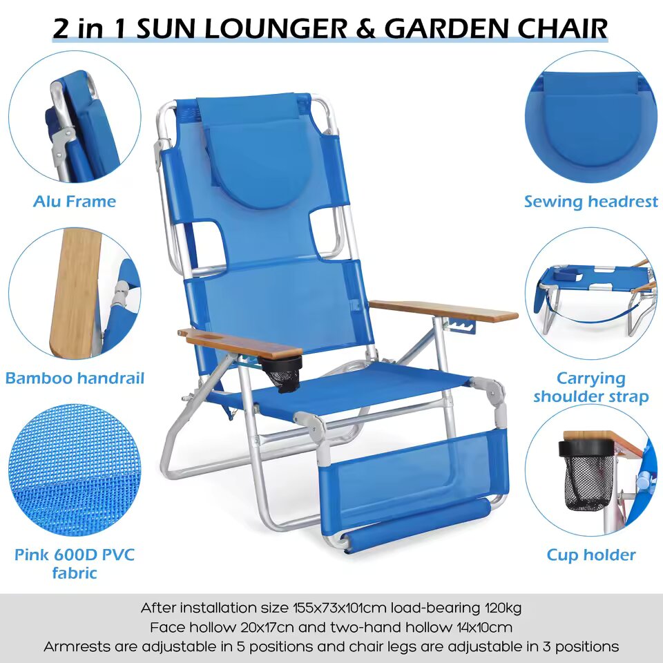 Ostrich Deluxe 3N1 Beach Chair