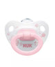 NUK Baby Rose and Blue Silicone  Pink