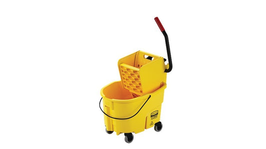 WAVEBRAKE® 26 QT BUCKET AND CASTERS, YELLOW