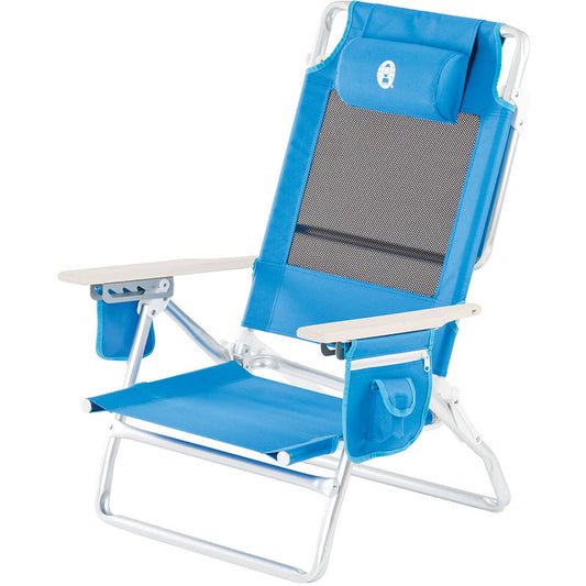 Coleman Low Recliner Chair -Blue