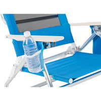 Coleman Low Recliner Chair -Blue