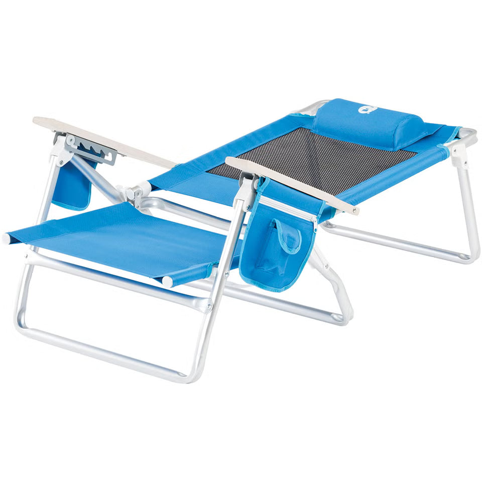 Coleman Low Recliner Chair -Blue