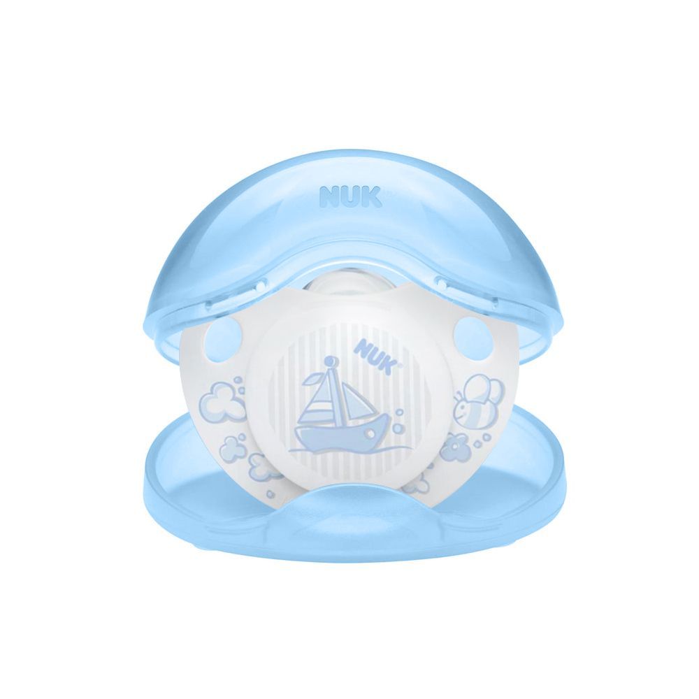 Nuk Baby Rose & Blue Orthodontic Soother, 0-6m, 10729476