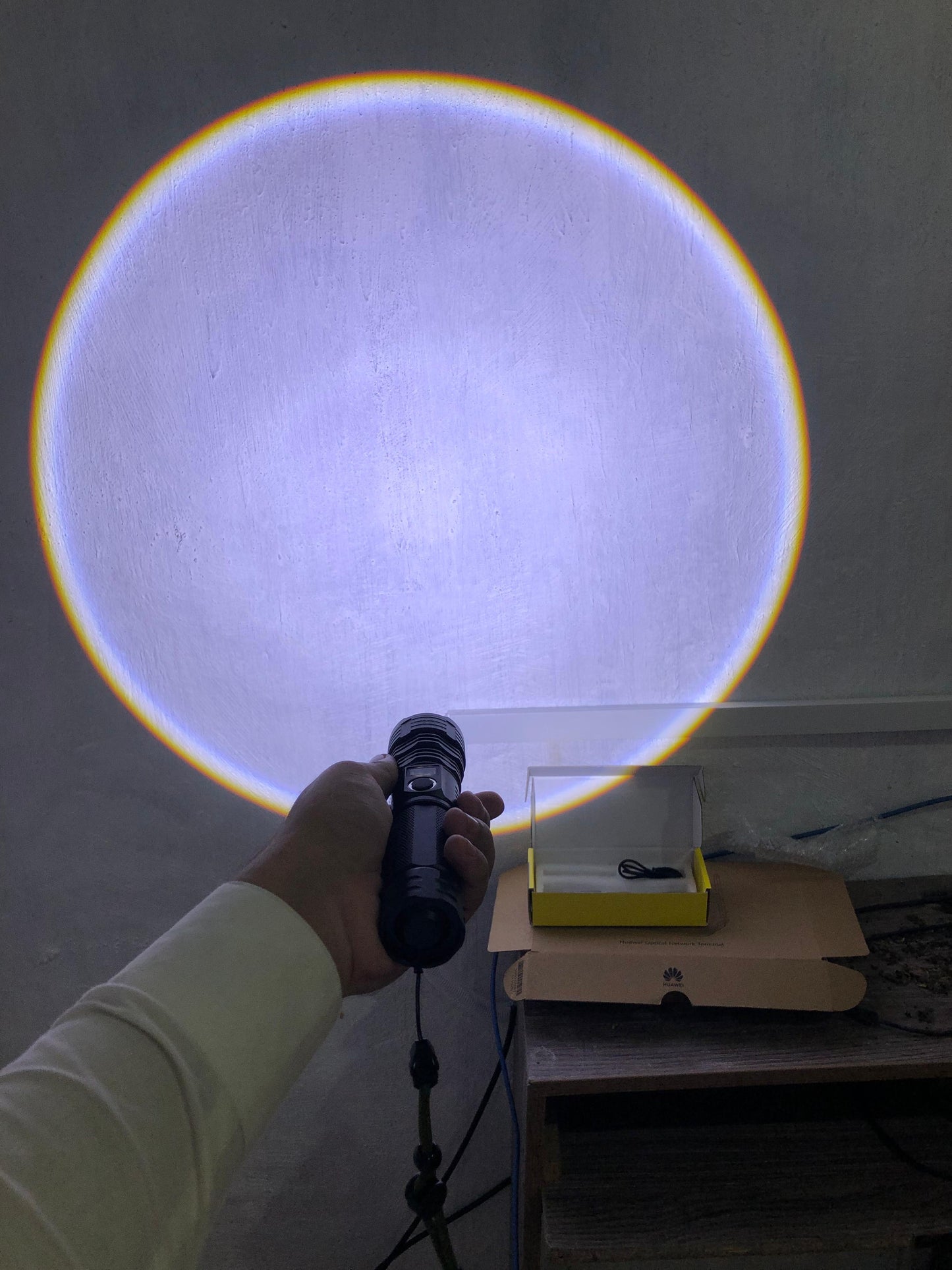 X-BALOG BL-W2 USB Rechargeable LED Flashlight – 2000M High Power Zoom Torch with 8800mAh Battery