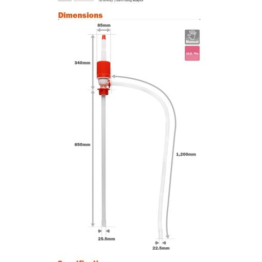 DP 25 SYPHON HAND PUMP