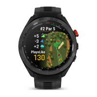 Garmin Approach® S70 - 47 mm Black Ceramic Bezel with Black Silicone Band