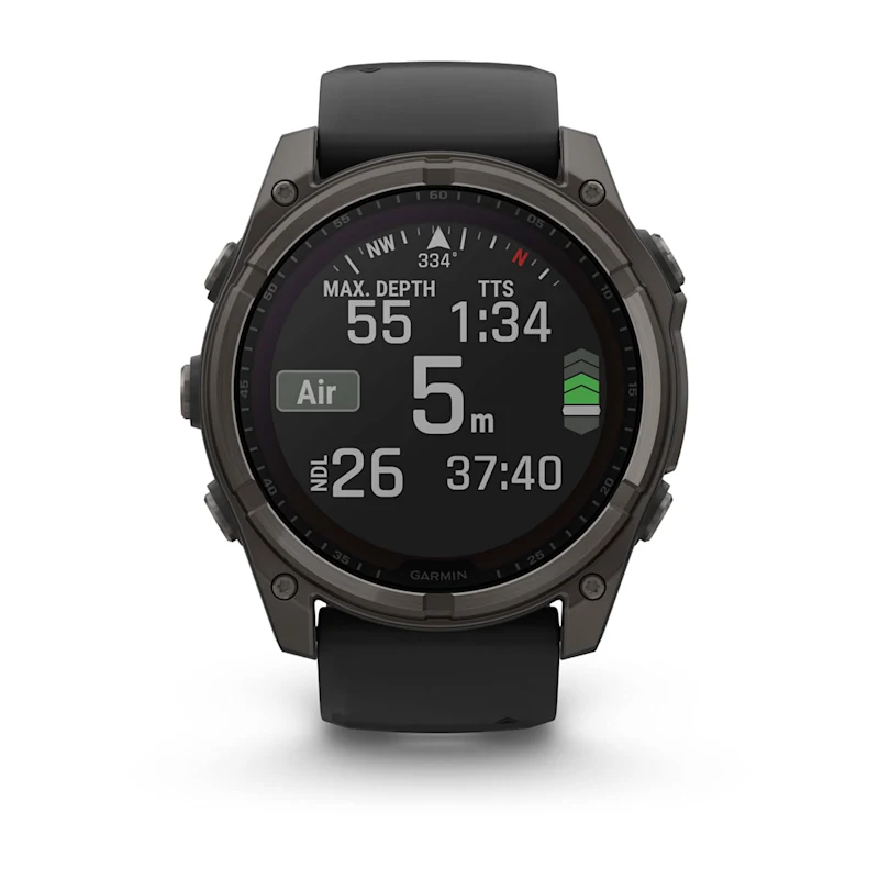 Garmin Instinct® 3 – 45 mm, AMOLED Black with Black Band