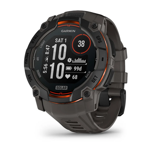 Garmin Instinct® 3 – 50 mm, Solar Black with Charcoal Band