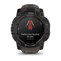 Garmin Instinct® 3 – 50 mm, AMOLED Black with Charcoal Band