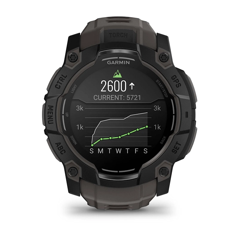 Garmin Instinct® 3 – 50 mm, AMOLED Black with Charcoal Band