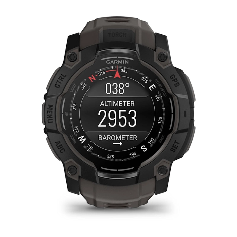 Garmin Instinct® 3 – 50 mm, AMOLED Black with Charcoal Band