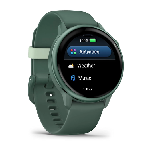 Garmin vivoactive® 6 Metallic Jasper Green with Jasper Green Band