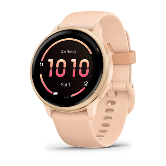 Garmin vivoactive® 6 Metallic Pink Dawn with Pink Dawn Band