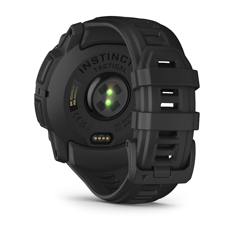 Garmin Instinct® 3 – 50 mm, Solar, Tactical Edition Black with Black Band