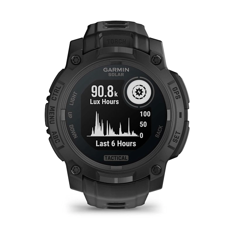 Garmin Instinct® 3 – 45 mm, Solar, Tactical Edition Black with Black Band