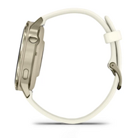 Garmin Venu® 4 – 41 mm Lunar Gold with Bone Silicone Band
