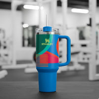 Stanley 40 OZ Hyper Quencher Blue Tumbler