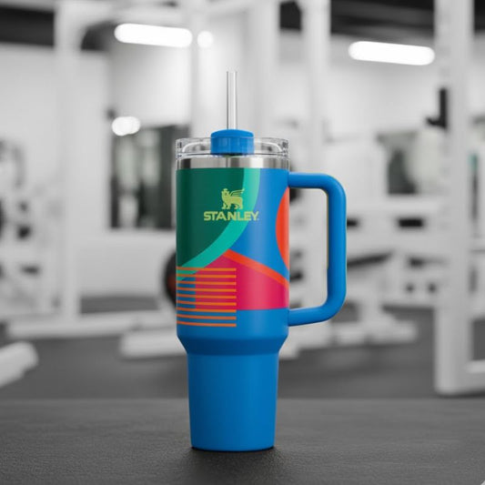 Stanley 40 OZ Hyper Quencher Blue Tumbler