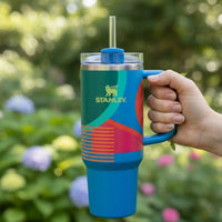 Stanley 40 OZ Hyper Quencher Blue Tumbler